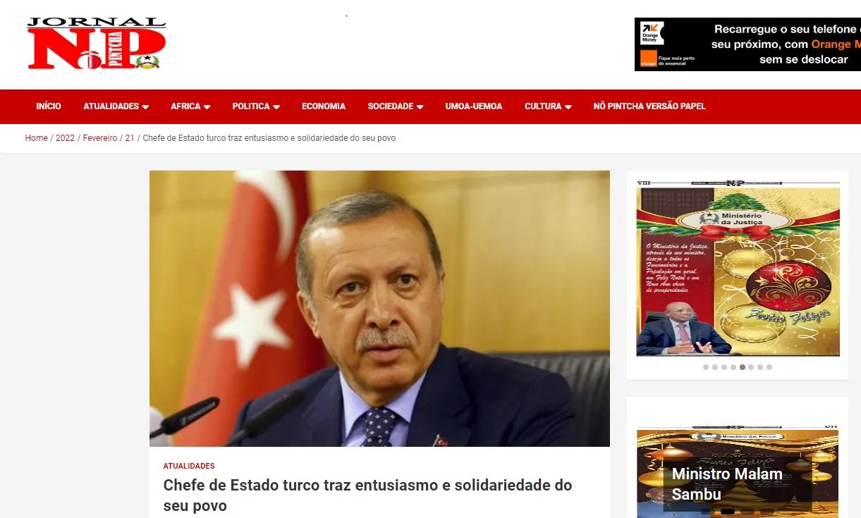Cumhurbaşkanı Recep Tayyip Erdoğan’ın 20-22 Şubat 2022 tarihlerinde Afrika ülkelerine