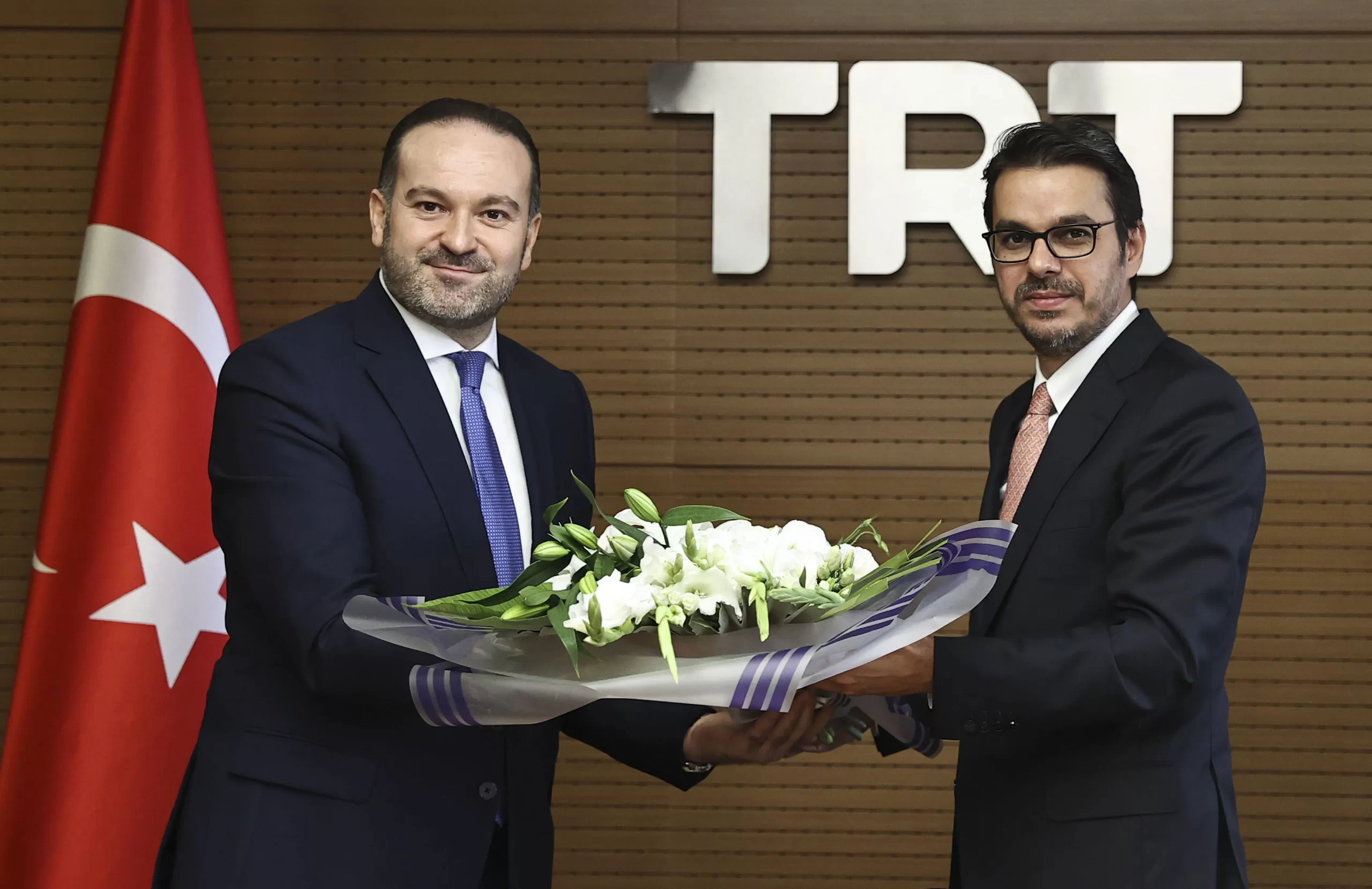 Görevi İbrahim Eren'den devralan TRT Genel Müdürü Prof. Dr. Mehmet