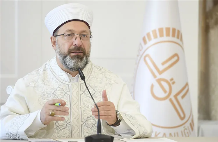 Diyanet İşleri Başkanı Erbaş, "Barış ve huzurun hakim kılınması için