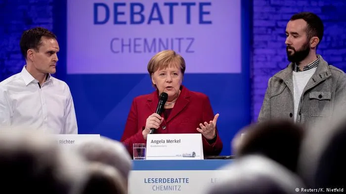 Chemnitz’de yaşayan Türkiye kökenliler: Merkel geç kaldı Başbakan Merkel Ağustos