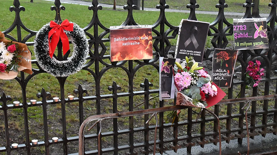 Ermenistan ordusunun düzenlediği saldırılarda şehit olan Azerbaycanlılar, İsveç'in başkenti Stockholm'de