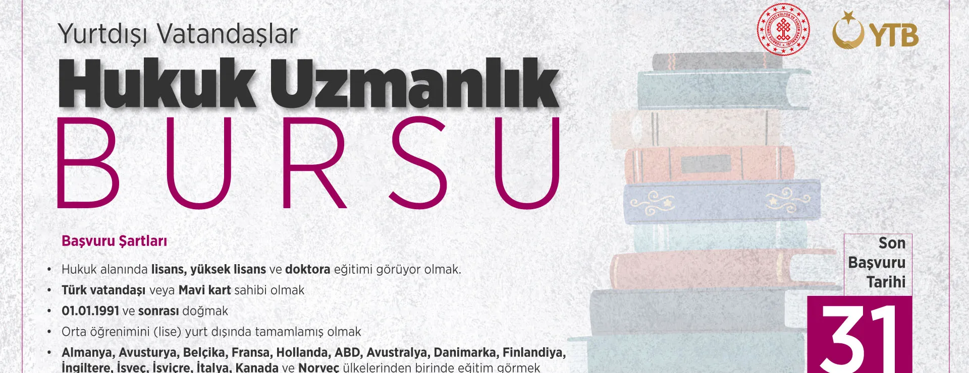 Yurtdışı Türkler ve Akraba Topluluklar Başkanlığı’dan yurt dışındaki genç hukukculara