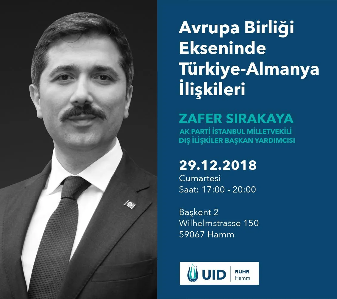Konferansa Almanya'da yaşayan Türkler davet edildi