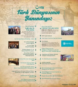 Türk dünyası için birbirinden önemli projeler hayata geçiriliyor. YTB, Türk
