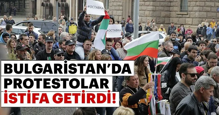 Protestoların sürdüğü Bulgaristan'da Başbakan Yardımcısı Simeonov, istifa etti Bulgaristan'da yapılan