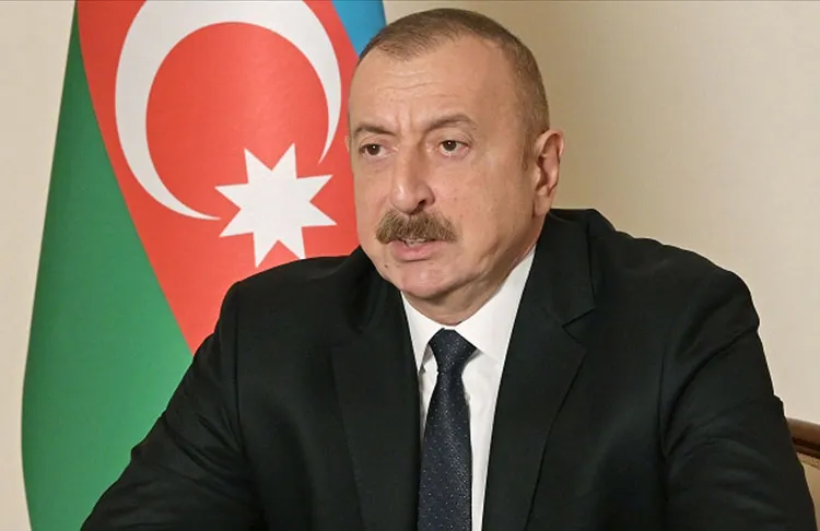 Azerbaycan Cumhurbaşkanı İlham Aliyev, savaş sonrası dönemde Azerbaycan'ın geliştiğini, Ermenistan'da