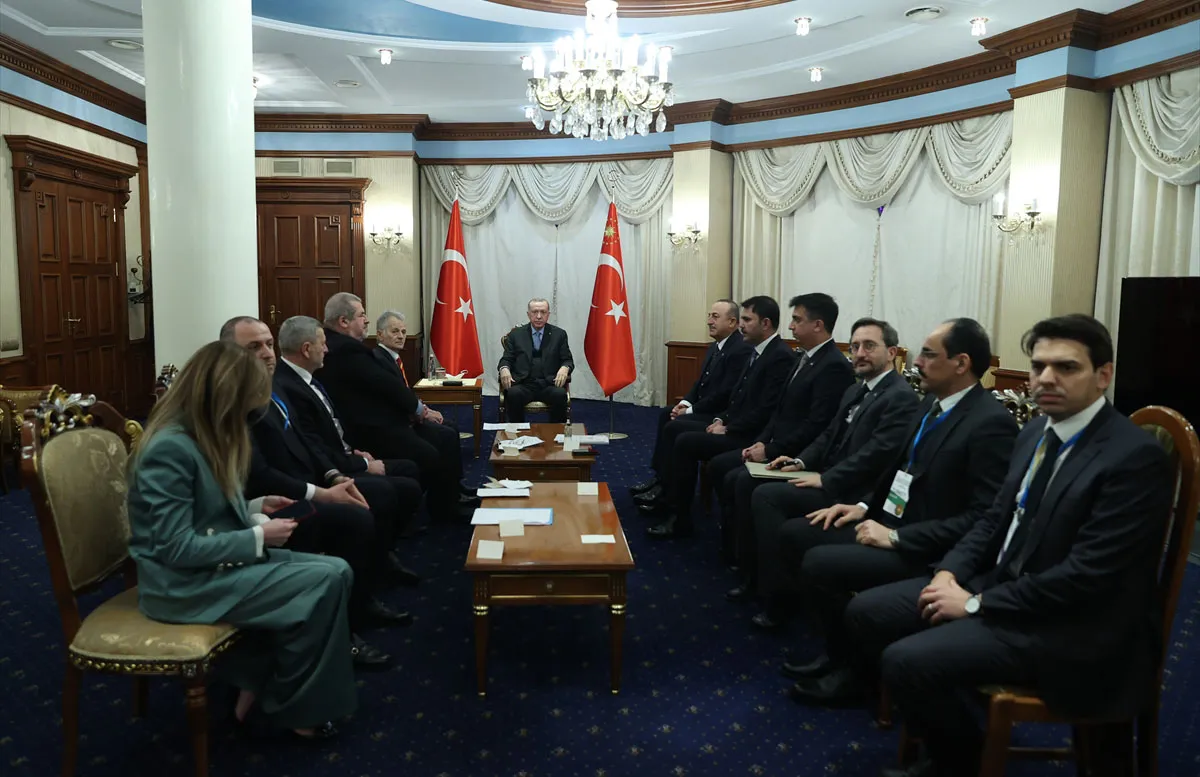 Türkiye Cumhurbaşkanı Recep Tayyip Erdoğan, Ukrayna'daki temasları kapsamında Kırım Tatar