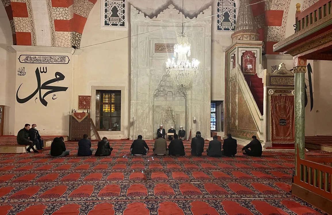 Edirne'de, 15 Temmuz Demokratik Gençlik Derneği tarafından, Türkiye Cumhuriyeti'nin kurucusu