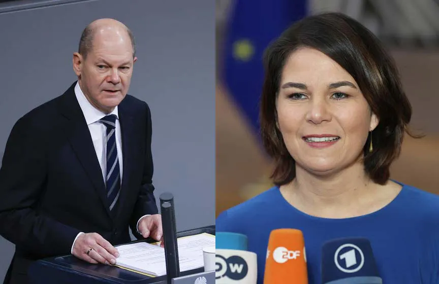 Almanya Başbakanı Olaf Scholz ve Dışişleri Bakanı Annalena Baerbock, ramazan