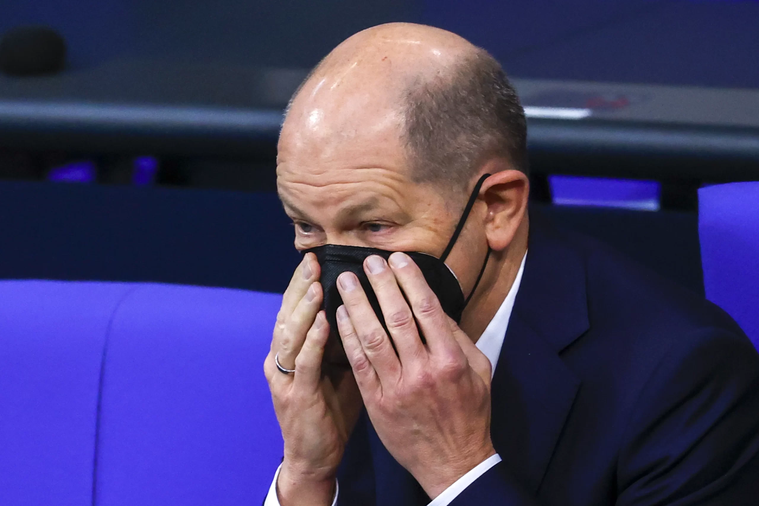 Almanya Başbakanı Olaf Scholz, Neuruppin kentinde protesto edildi
