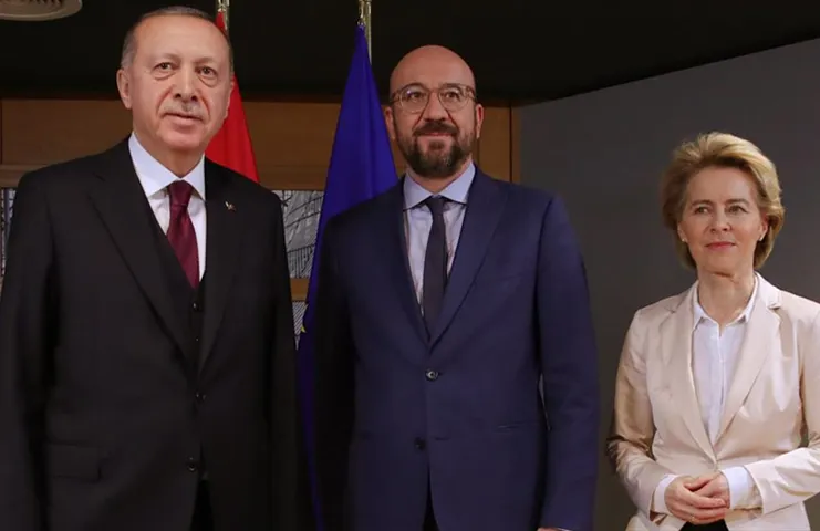 Görüşme hakkında gazetecilere bilgi veren AB yetkilisi, "Görüşme, Doğu Akdeniz'de