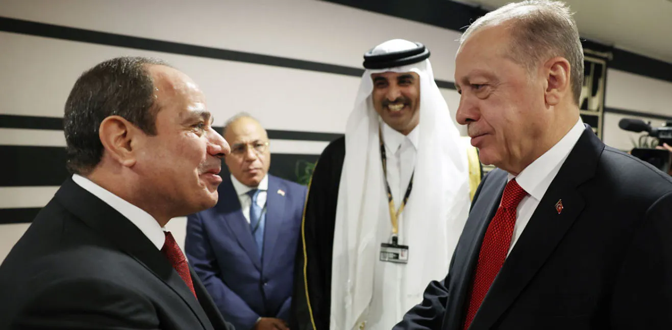 Katar’da düzenlenen 2022 FIFA Dünya Kupası açılış resepsiyonunda, Türkiye Cumhurbaşkanı
