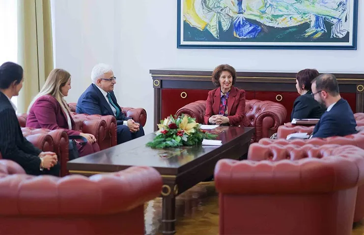 Cumhurbaşkanı Silyanovska-Davkova, 20 Aralık 2024 tarihinde Türkiye İşbirliği ve Koordinasyon