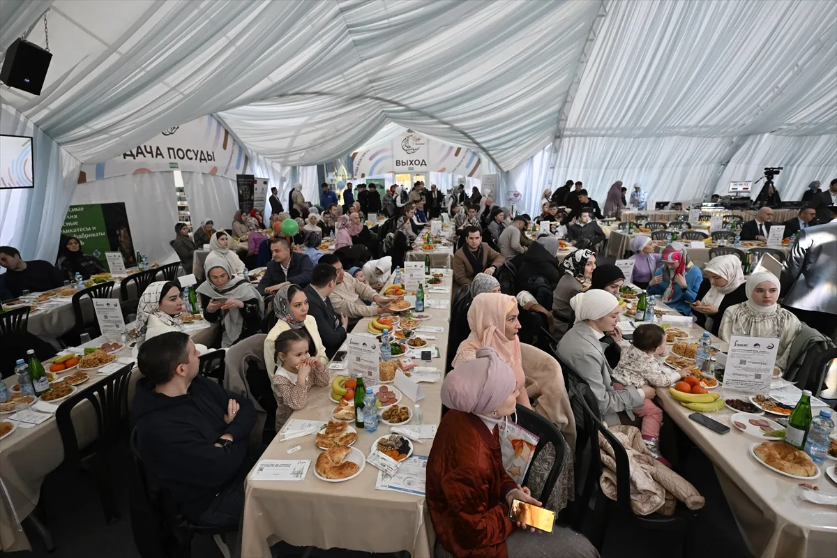 Rusya’nın başkenti Moskova’da “Türkiye Akşamı” iftar programı düzenlendi.