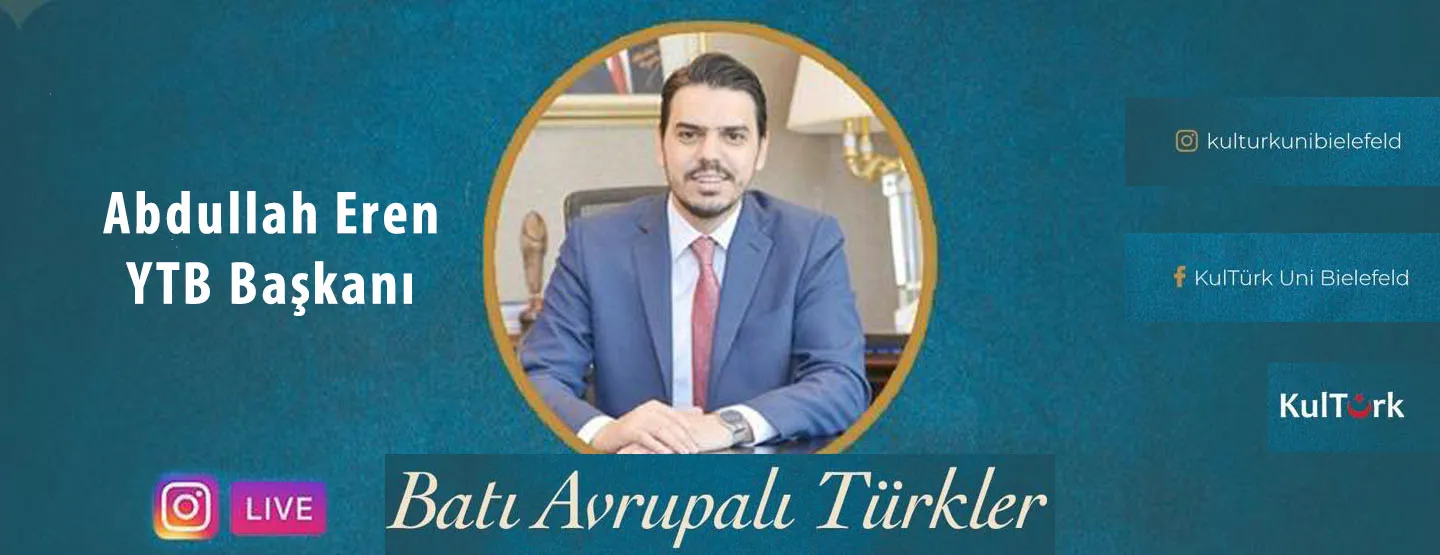 Yurtdışı Türkler ve Akraba Topluluklar (YTB) Başkanı Abdullah Eren, instagram
