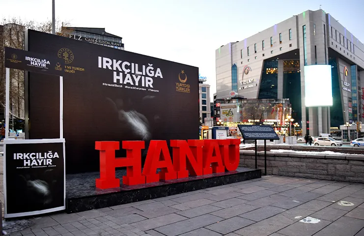 Yurtdışı Türkler ve Akraba Topluluklar Başkanlığı (YTB), Almanya'nın Hanau kentinde