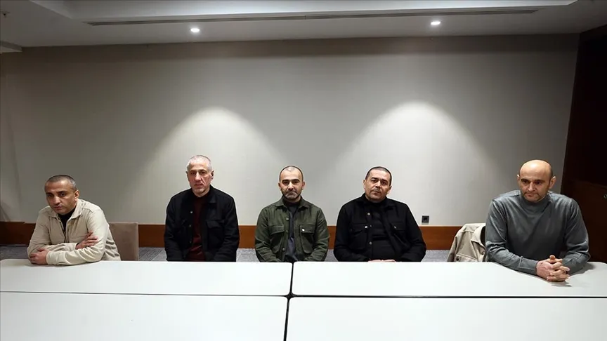 Libya'da yaklaşık 2 yıl alıkonulduktan sonra kurtarılan Türk vatandaşları, esaret