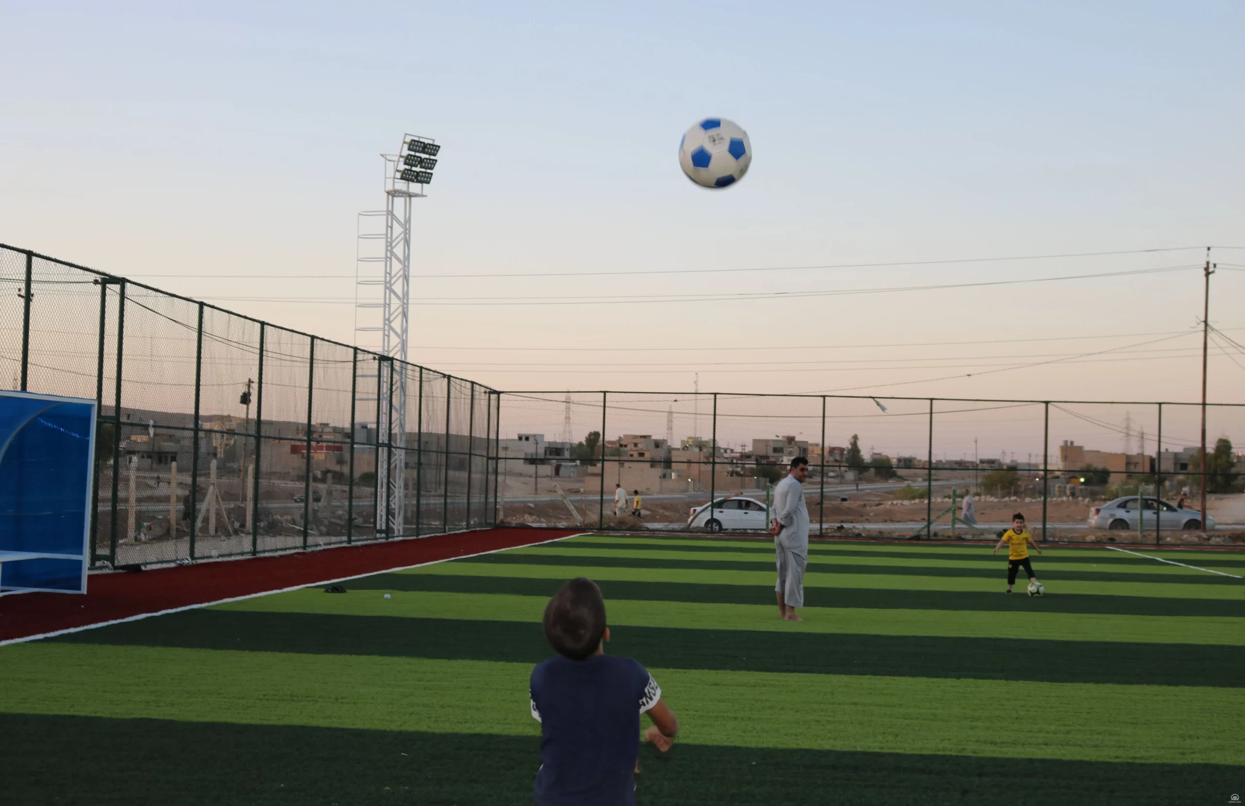 TİKA Irak Koordinatörü Mustafa Yazıcı:"105x75 metre ölçülerinde, standart futbol sahası