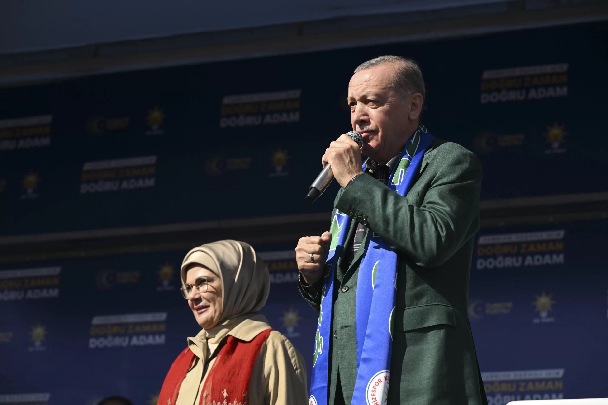 Cumhurbaşkanı Recep Tayyip Erdoğan, bugün miting düzenlediği memleketi Rize'ye ilişkin