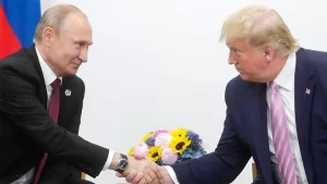 ABD Başkanı Donald Trump, Rusya Devlet Başkanı Vladimir Putin ile
