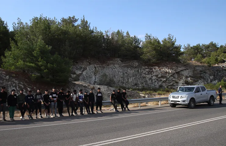 Meriç bölgesindeki yangın 16’ıncı gününde sürerken, yanan ormanlık alanda mahsur
