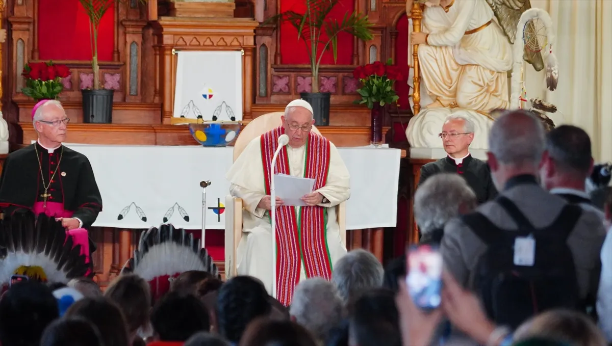 Katoliklerin ruhani lideri ve Vatikan Devlet Başkanı Papa Franciscus, tahıl