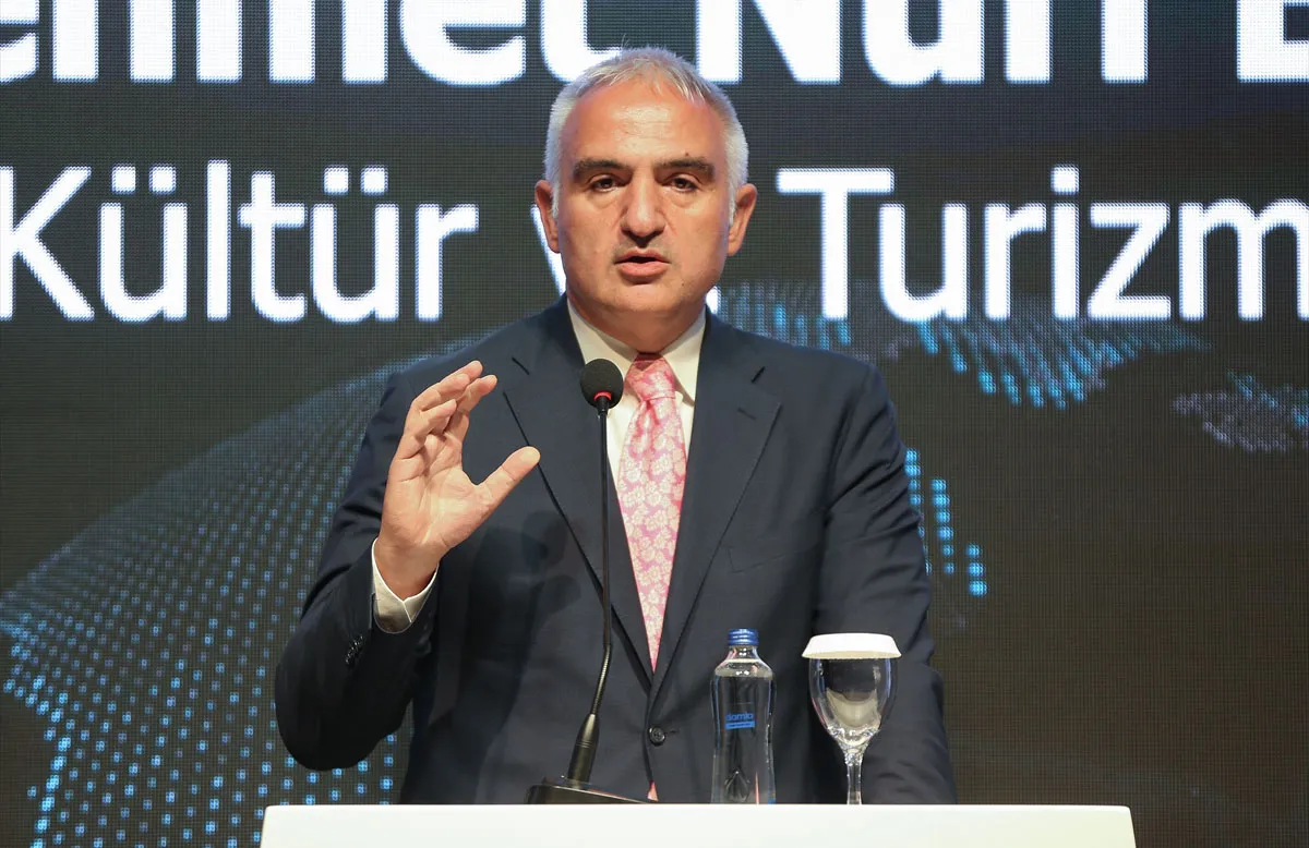 Kültür ve Turizm Bakanı Mehmet Nuri Ersoy, Türkiye'nin geçen yıl