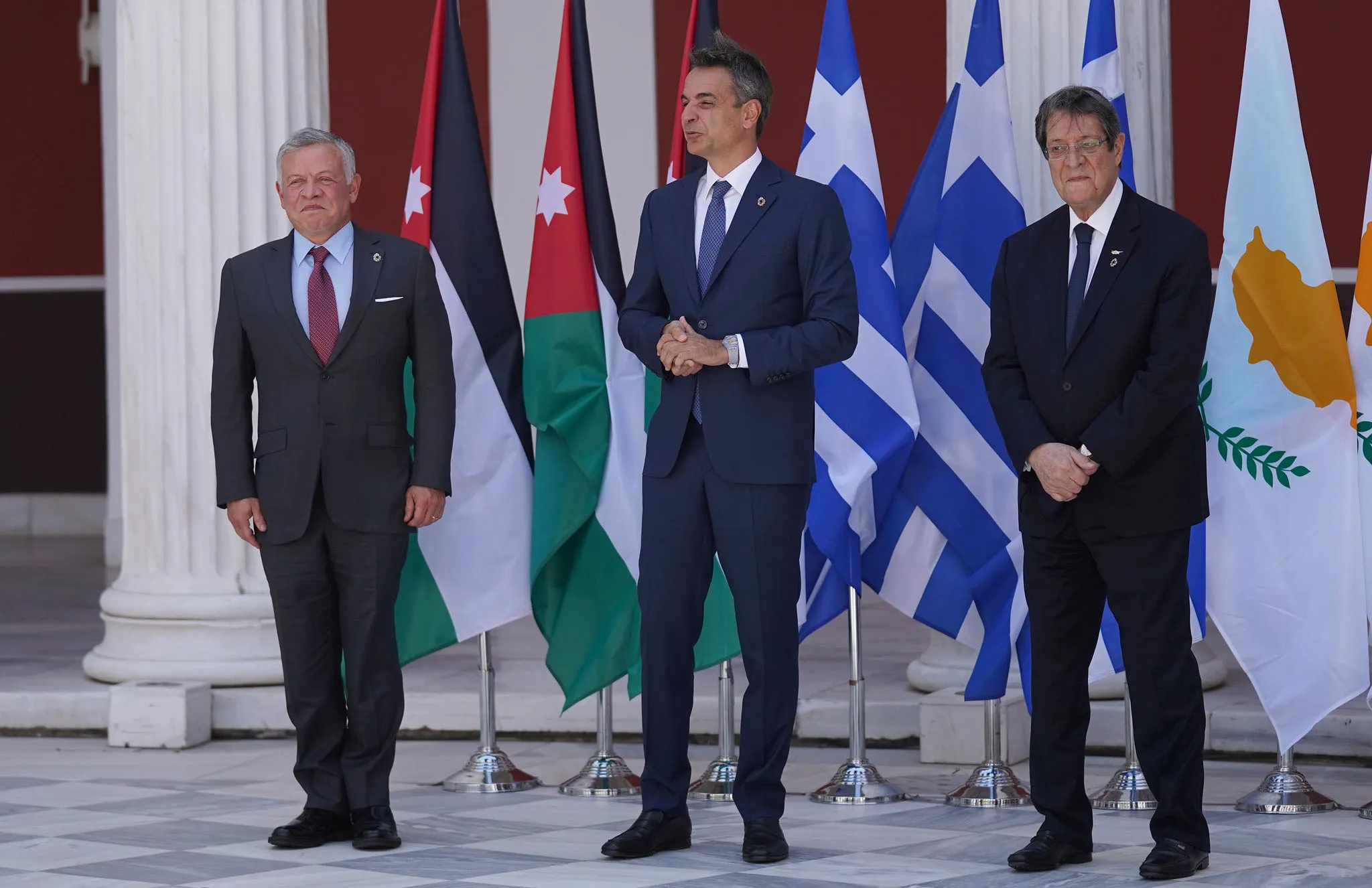 Yunanistan, Ürdün ve Güney Kıbrıs Rum Yönetimi (GKRY) liderleri Yunanistan'ın