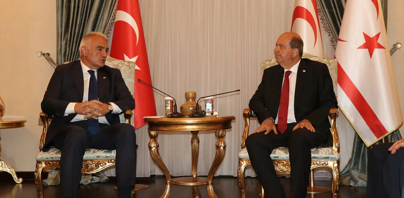 Kültür ve Turizm Bakanı Mehmet Nuri Ersoy, Kuzey Kıbrıs Türk