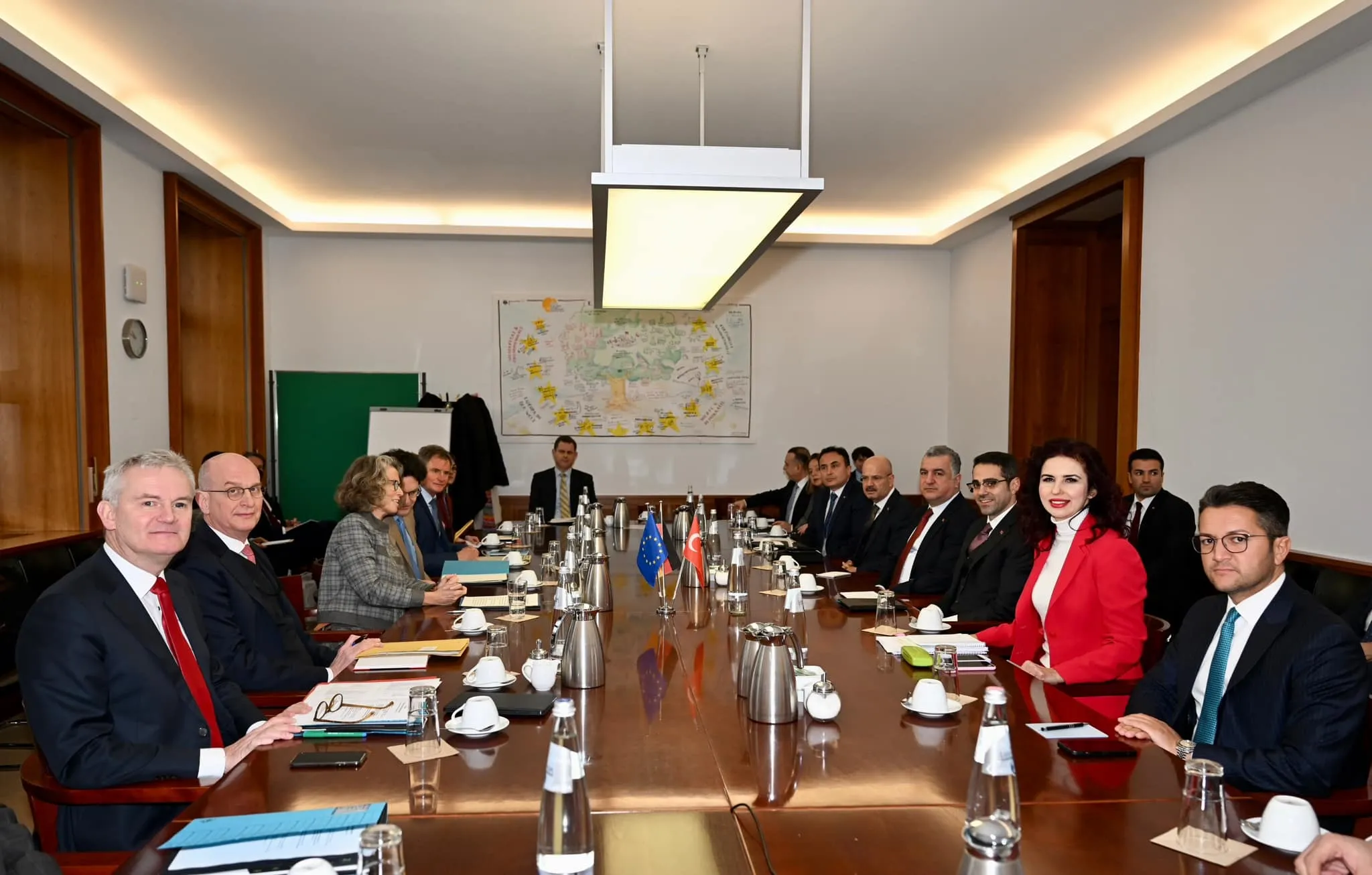"Göç istişareleri, vize sorunları, terörle mücadele ve yaklaşan seçimlerin hazırlıklarını