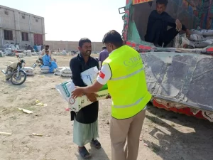 Türk İşbirliği ve Koordinasyon Ajansı (TİKA), sel felaketi yaşanan Pakistan'da,