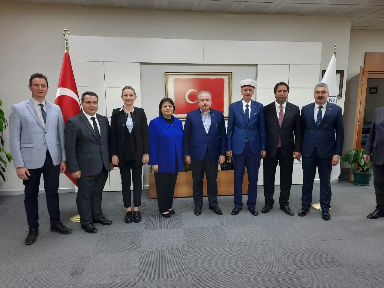 Türkiye Büyük Millet Meclisi (TBMM) Başkanı Prof. Dr. Mustafa Şentop,