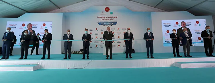 Türkiye Cumhurbaşkanı Recep Tayyip Erdoğan, İstanbul Havalimanı 3. Bağımsız Pisti,