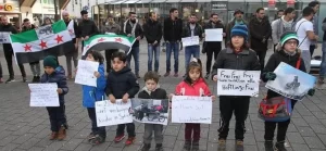 Halep'te yerleşim yerlerini hedef alan hava saldırıları, Wuppertal kentinde protesto
