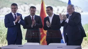 SARAYBOSNA Makedonya Başbakanı Zoran Zaev, Makedonya ile Yunanistan arasındaki isim