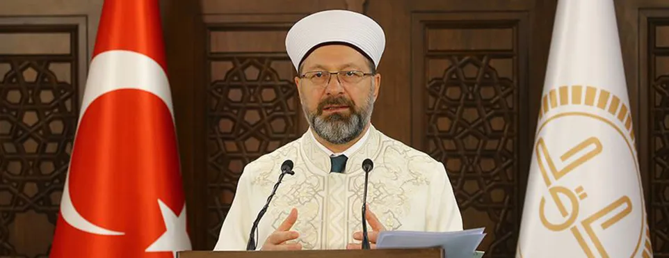 Diyanet İşleri Başkanı Prof. Dr. Ali Erbaş, Diyanet’in koronavirüs önlemlerine