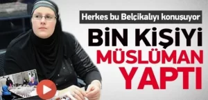 Yakınlarından başlayarak çevresine İslam'ı anlatan 25 yaşındaki Veronique Cools, 8