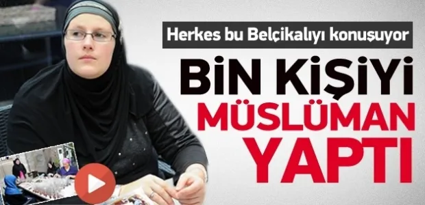 Yakınlarından başlayarak çevresine İslam'ı anlatan 25 yaşındaki Veronique Cools, 8