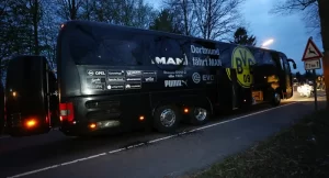 Şampiyonlar Ligi'ndeki Monaco maçı için stada gitmeye hazırlanan Borussia Dortmund