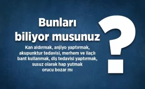 Kan aldırmak, anjiyo yaptırmak, akupunktur tedavisi, merhem ve ilaçlı bant