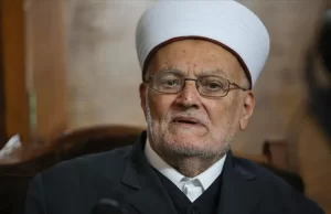 Şeyh Sabri, yaptığı açıklamada, "Onlara (İsrail güçlerine) 'Rahmet Kapısı, Mescid-i