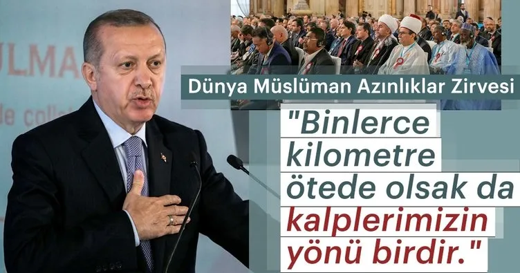 Cumhurbaşkanı Erdoğan, Dünya Müslümanlar Zirvesi'nde açıklamalarda bulundu. Cumhurbaşkanı Erdoğan, Binlerce