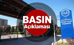 Diyanet İşleri Başkanlığı, Fransız Dergisi Charlie Hebdo’nun yayınladığı çirkin karikatürlere