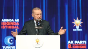 Cumhurbaşkanı ve AK Parti Genel Başkanı Recep Tayyip Erdoğan, partisinin