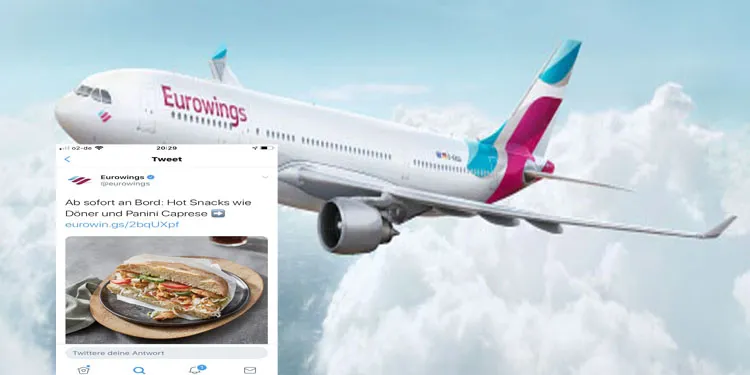 Alman Eurowings Havayolları, yolcularına ekmek arası döner satışına başladı. Almanya’da