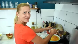 38 yaşındaki Polonyalı Kasha Kozłowska Şark, restoran işletmeciliği yapan Samsunlu