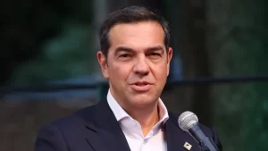 Yunanistan'da ana muhalefetteki Radikal Sol İttifak (SYRIZA) lideri Aleksis Çipras,