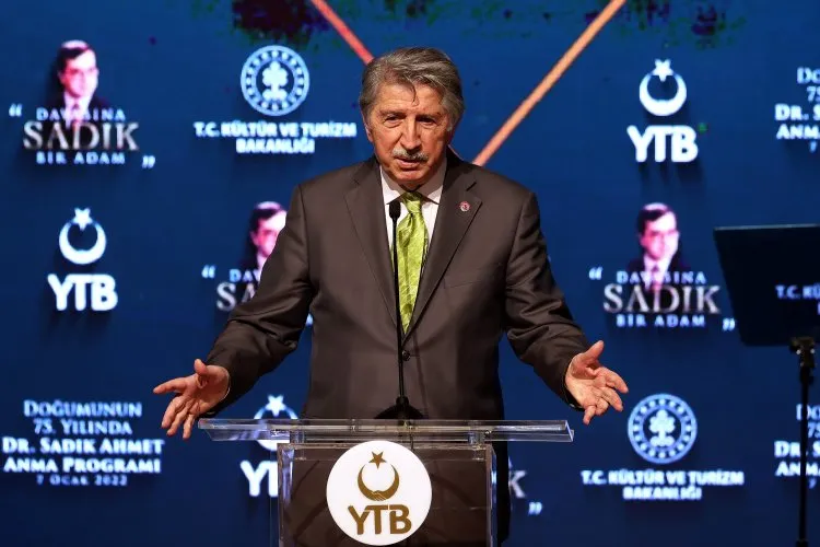 YTB'den "Doğumunun 75. Yılında Dr. Sadık Ahmet'i Anma" etkinliği 6