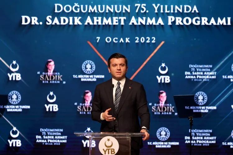 YTB'den "Doğumunun 75. Yılında Dr. Sadık Ahmet'i Anma" etkinliği 3