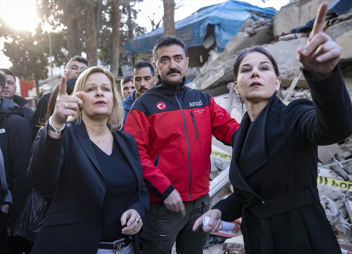 Almanya Dışişleri Bakanı Annalena Baerbock: "Deprem felaketinin boyutu kelimelerle ifade